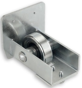 Rampă inferioară din inox pentru poartă culisantă
