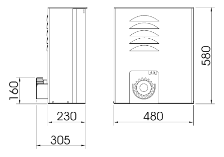 TUB3500 – desen dimensional original în milimetri TUB3500 – desen dimensional original în milimetri