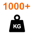 Greutatea porții de peste 1000kg