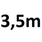 Lățimea de trecere până la 3,5 m