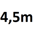 Lățimea de trecere până la 4,5 m