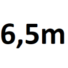 Lățimea de trecere până la 6,5 m