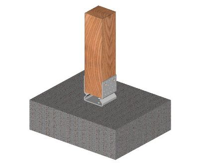 Exemplu de utilizare a elementului static de ancorare în formă de U, de 60 mm, cu nervură de rigidizare