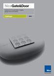 Catalog NICE pentru motorizări și automatizări 2012