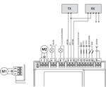 Schema de conectare MC424L fără mod de așteptare, cu fototest