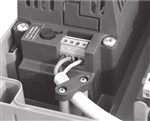 Schema de conectare a alimentării motorului NICE Moonclever MC824H