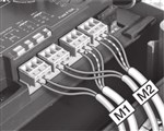 Conectarea motoarelor la NICE Moonclever MC824H