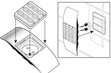 Montarea butonului wireless NiceWay în carcasa NICE Ondo