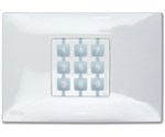 NICE NiceWay Opla Opla-R WRW carcasă dreptunghiulară pentru buton, culoare albă