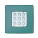 NICE NiceWay Opla Opla-S WSS capac pătrat pentru buton, culoare verde marin