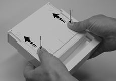 1. Scoateți capacul superior al receptorului