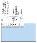 Schema de conectare a automatizării NICE Road 400