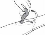 3. Trageți maneta de deblocare și puteți deplasa poarta manual