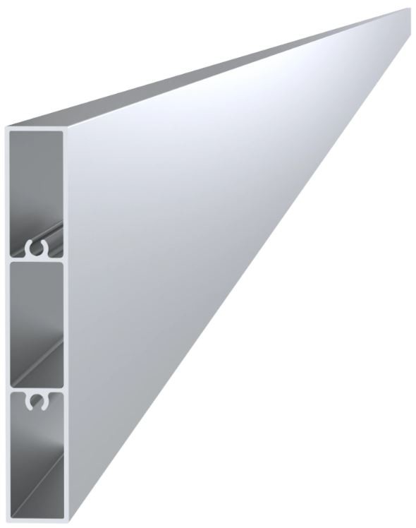 Lamelă din aluminiu 100 × 16 mm