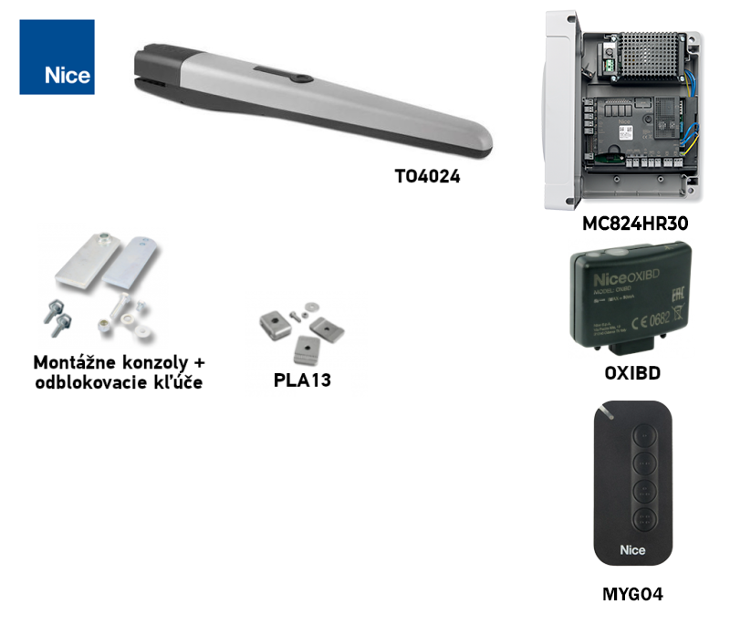 Motorizare NICE Toona 4 TO4024