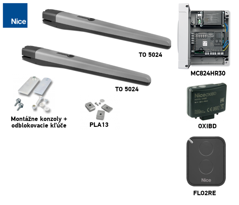 Kit de automatizare NICE Toona 5 TO5024