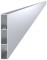 Lamelă de gard din aluminiu 100x16 mm, formă dreptunghiulară, fără finisaj de suprafață, 6 m