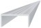 Profil de fixare din aluminiu pentru lamele, în formă de U, lățime 50 mm, AL-UP3, 3 m