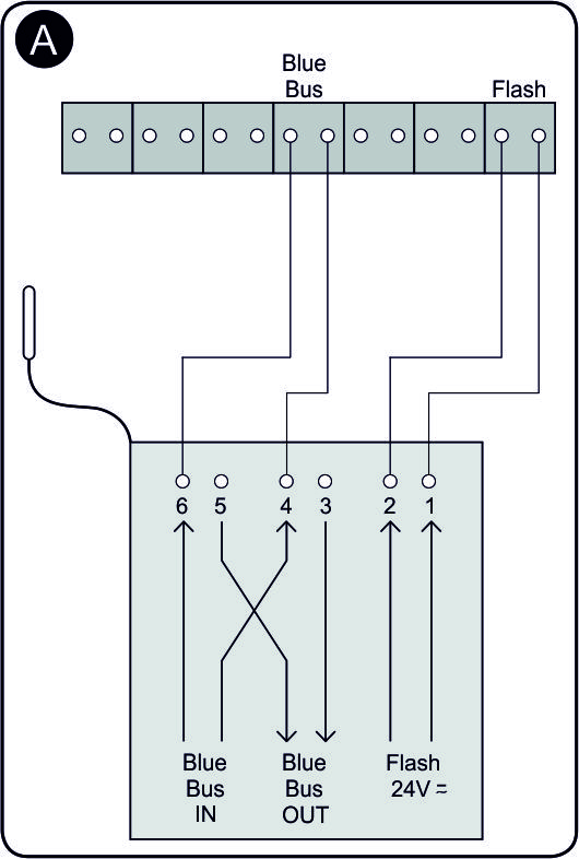schema de conectare IBW